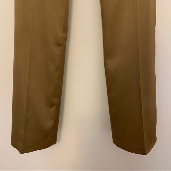 VTG caramel color satin bootleg pants by A. Byer - Picture 4 of 9